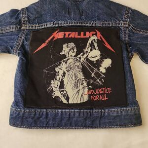 Metallica Upcycle Denim Jacket from the Children's Place 3-6 months